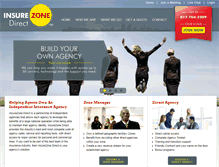 Tablet Screenshot of insurezonedirect.com